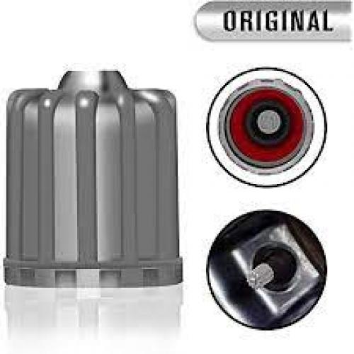 100 Gray PLASTIC TIRE VALVE STEM CAPS