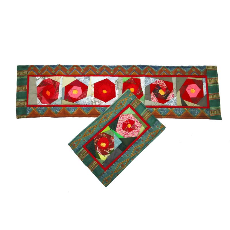 Table mat and table runner with patch work