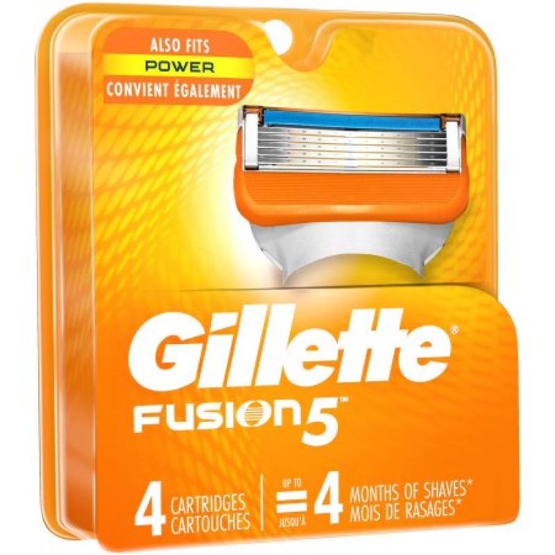 Gillette Fusion Power Cartridges - 4 CT