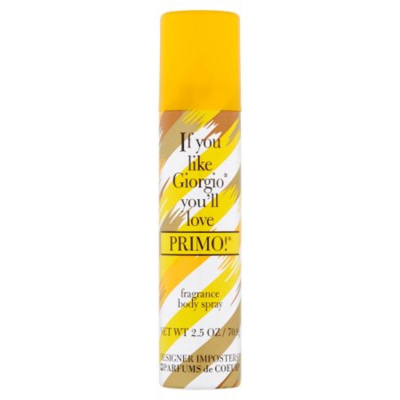 Designer Imposters Primo! Fragrance Body Spray, 2.5 oz