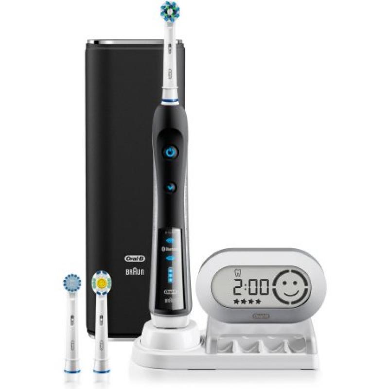 Oral-B 7000 ($25 Mail-In-Rebate Available) SmartSeries with Bluetooth Power Rechargeable Electric Toothbrush, Black, Powered by Braun