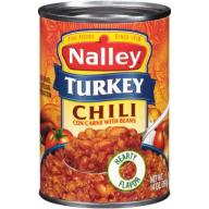 Nalley Turkey Chili Con Carne With Beans, 15 oz
