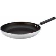 Farberware Commercial Nonstick 12-Inch Skillet with Helper Handle, Silver