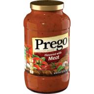 Prego Meat 100% Natural Italian Sauce, 24 oz
