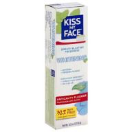 Kiss My Face Whitening Anticavity Fluoride Cool Mint Gel Toothpaste with Xylitol, 4.5 oz