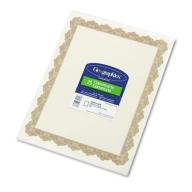 Geographics Parchment Paper Certificates, 8-1/2 x 11, 25/Pack