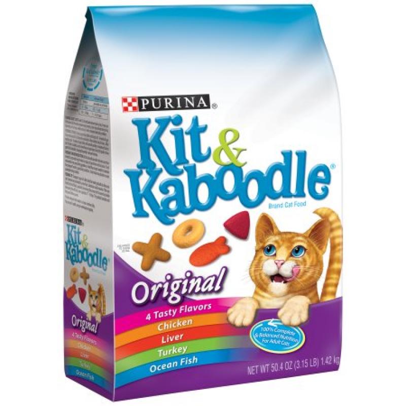 Purina Kit & Kaboodle Original Cat Food 3.15 lb. Bag