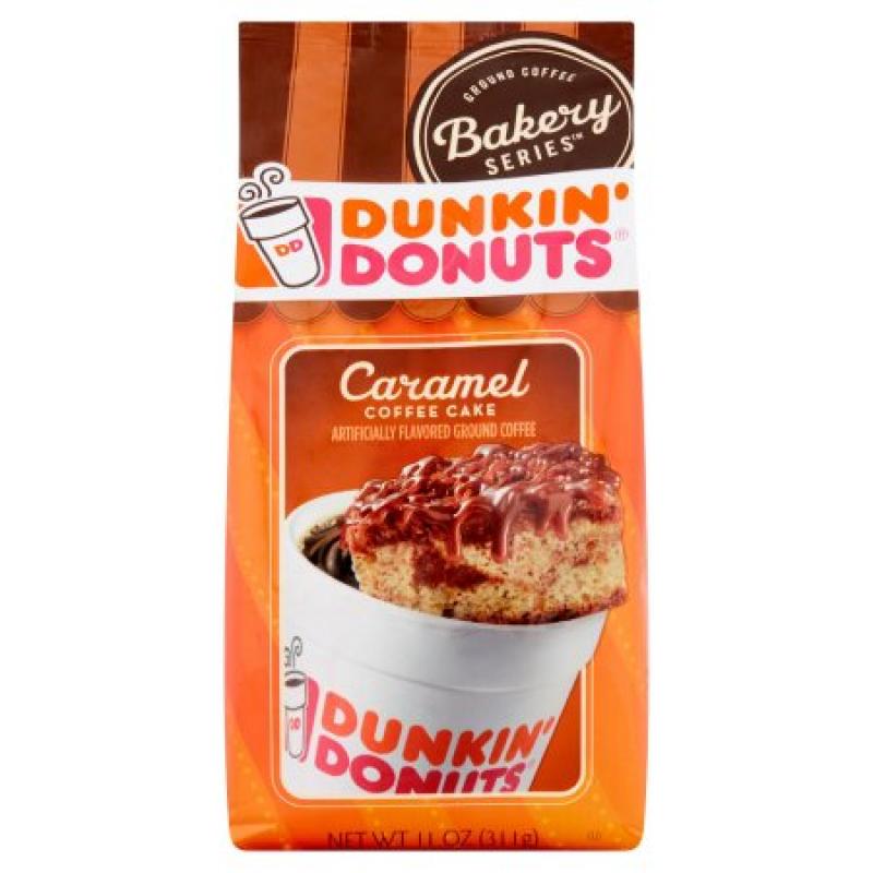 Dunkin&#039; Donuts Caramel Coffee Cake Ground Coffee, 11 oz