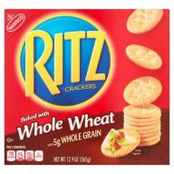 Nabisco Ritz Crackers Whole Wheat, 12.9 OZ