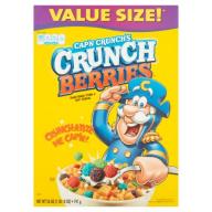 Cap&#039;n Crunch&#039;s Crunch Berries Sweetened Corn & Oat Cereal, 28 oz