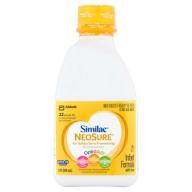 Similac NeoSure Infant Formula with Iron, For Babies Born Prematurely, Ready-to-Feed bottles, 1 qt