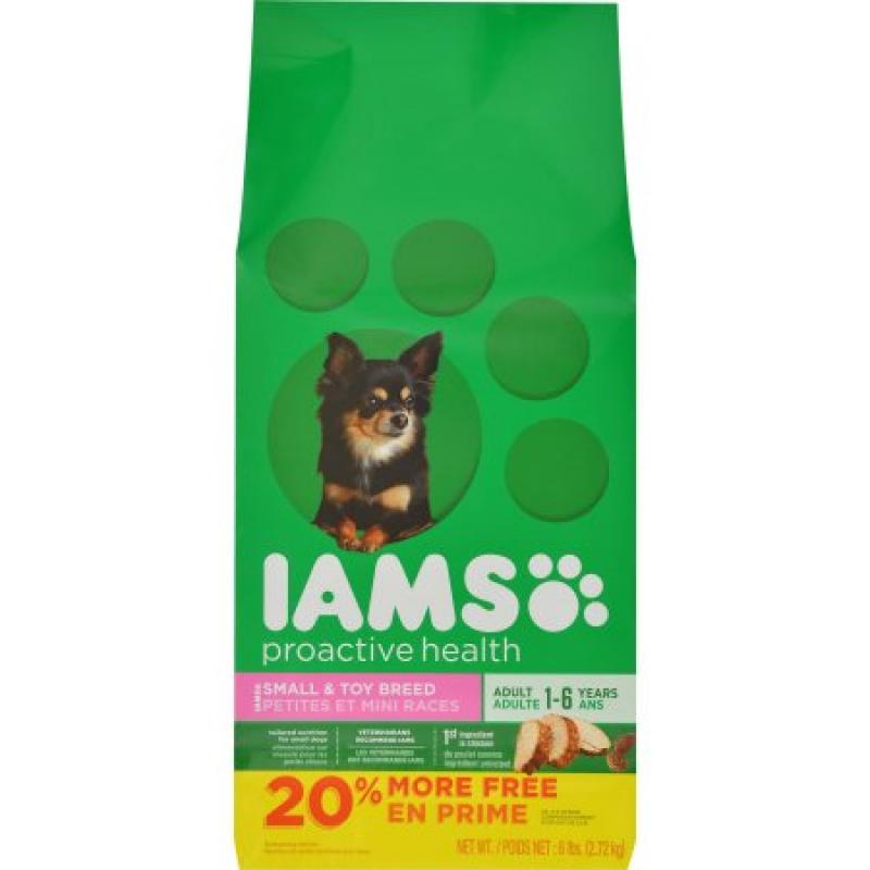 Iams Proactive Health Small and Toy Breed Adult Dog, 6 lbs
