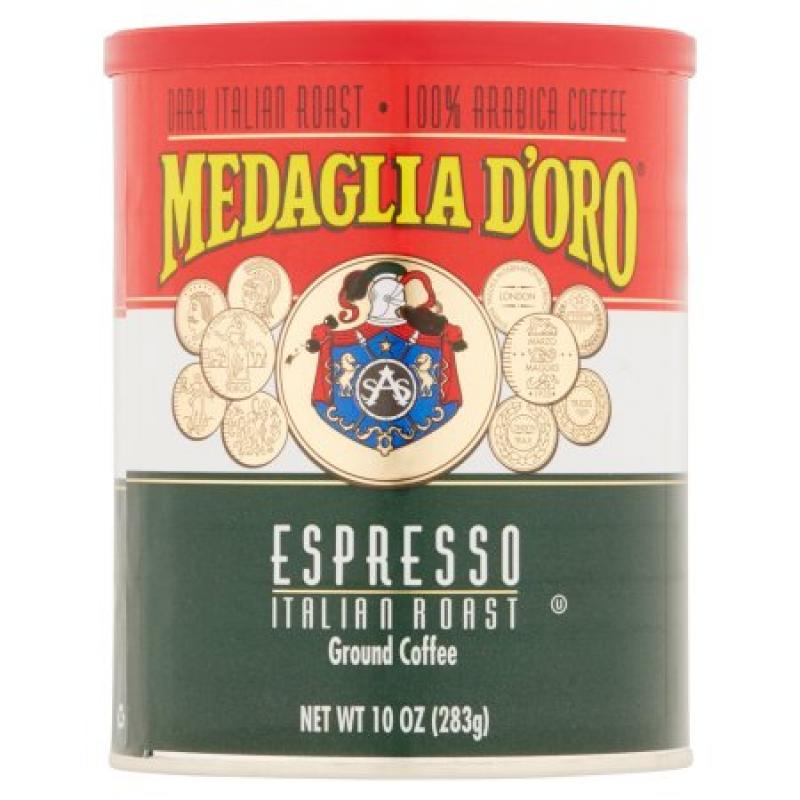 Medaglia D&#039;oro Espresso Italian Roast Ground Coffee, 10.0 OZ