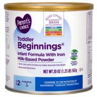 Parent's Choice Toddlers Beginnings Powder Formula, 20 Oz