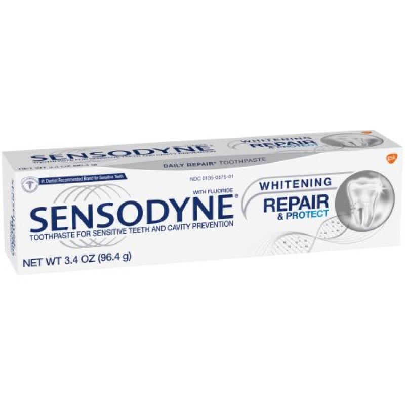 Sensodyne Repair & Protect Sensitivity Toothpaste, Whitening 3.4 oz.