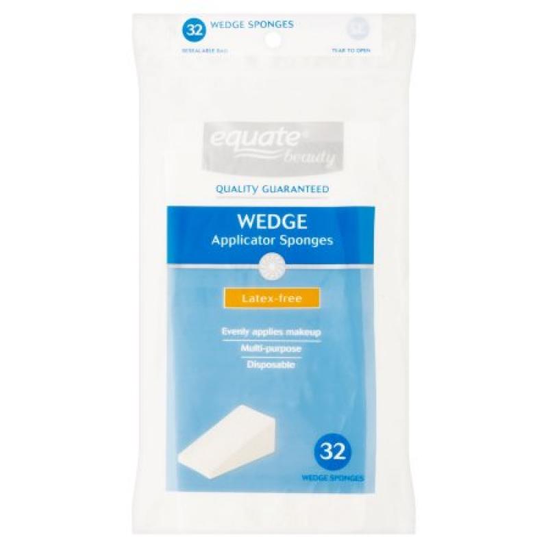 Equate Beauty Wedge Applicator Sponges, 32 count