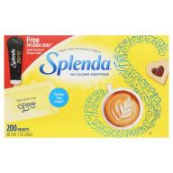 Splenda No Calorie Sweetener Packets, 200 Count, 7 oz Package