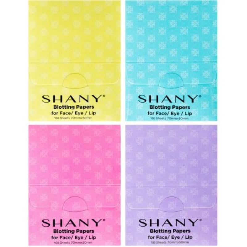 SHANY Blotting Papers, 100 count, (Pack of 4)