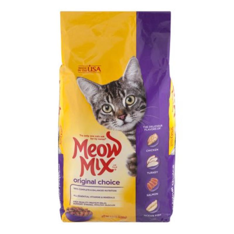 Meow Mix Cat Food Original Choice, 6.3 LB
