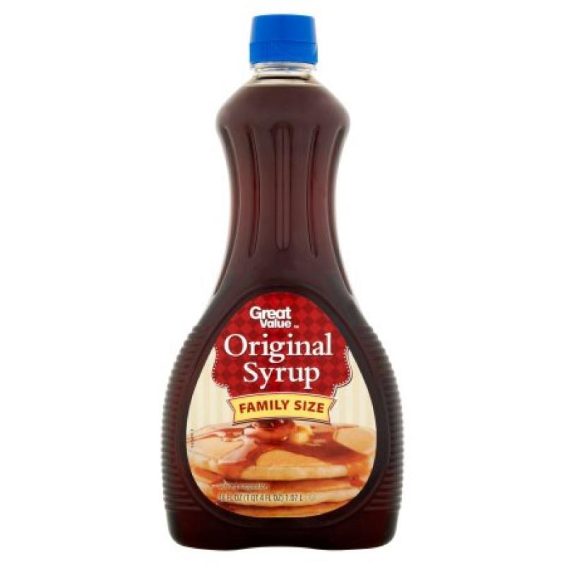 Great Value Original Syrup, 36 fl oz