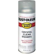 Rust-Oleum Crystal Clear Enamel Spray, Clear