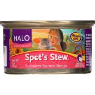 Halo Spot&#039;s Stew Succulent Salmon Recipe Canned Cat Food, 3 oz, 12-Pack