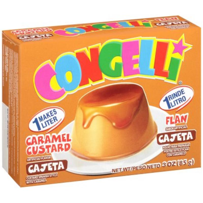 Con-Gelli® Cajeta Caramel Custard Flan 3 oz. Box