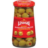 Lindsay Spanish Manzanilla Pimiento Stuffed Olives 5.75 Oz Jar