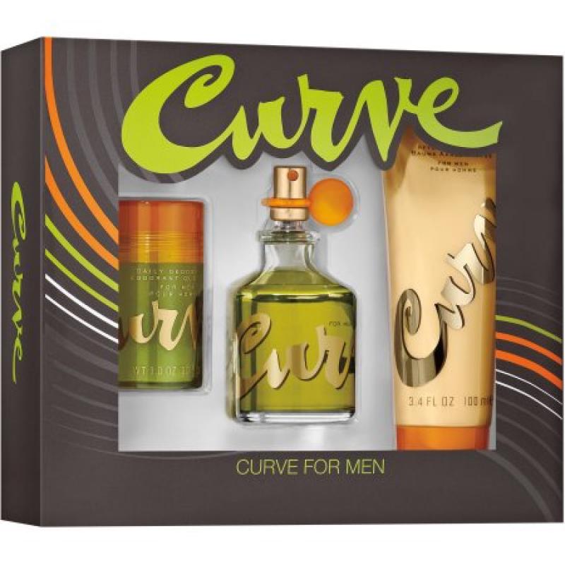Curve Cologne for Men, 3 pc