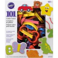 Wilton Plastic Cookie Cutters, Assorted Shapes 101 ct. 2304-1104