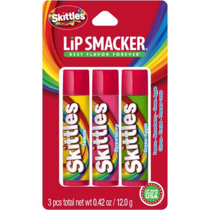Lip Smacker Skittles Lip Balm, 3 count, 0.42 oz