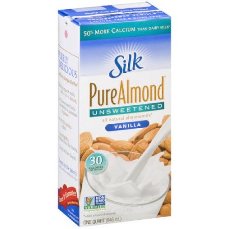 Silk Almond Unsweetened Vanilla Almondmilk Quart