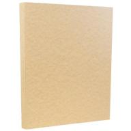JAM Paper Parchment Paper, 8.5 x 11, 24 lb Brown Recycled, 100/pack