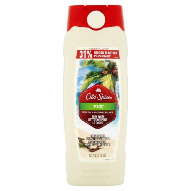Old Spice Fresher Collection Fiji Scent Body Wash, 21 fl oz