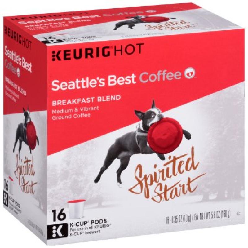 Seattle&#039;s Best Coffee™ Breakfast Blend Medium & Vibrant Coffee K-Cup® Pods 16 ct Box