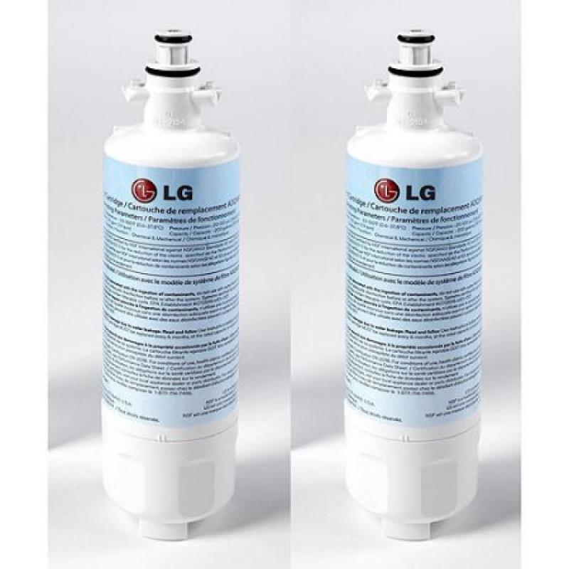 LG LT700P-2-KIT Replacement 200-Gallon Refrigerator Water Filter, 2pk