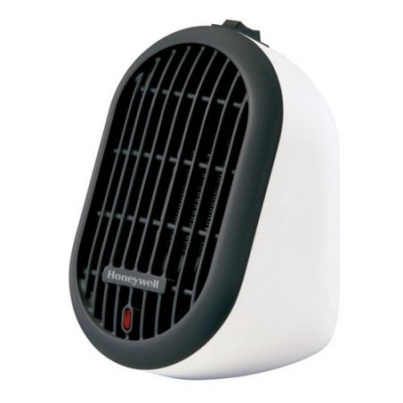 Honeywell Heat Bud Personal Heater, 250 W, 4 3/8" x 5 7/8" x 8 5/8", White