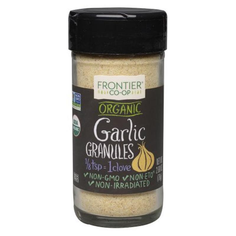 Frontier Garlic Granules, Certified Organic, 2.68 Oz