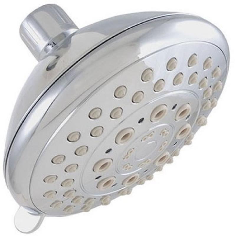 Exquisite Six-Function Shower Head, Chrome