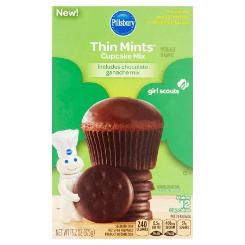 Pillsbury Girl Scouts Thin Mints Cupcake Mix, 13.2 oz