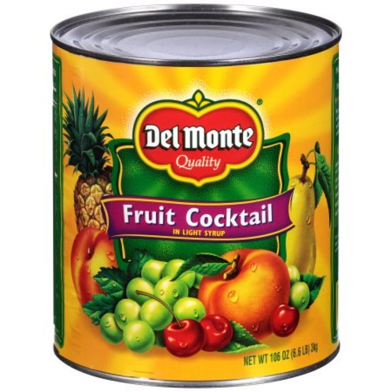 Del Monte Quality Fruit Cocktail In Light Syrup, 106 oz