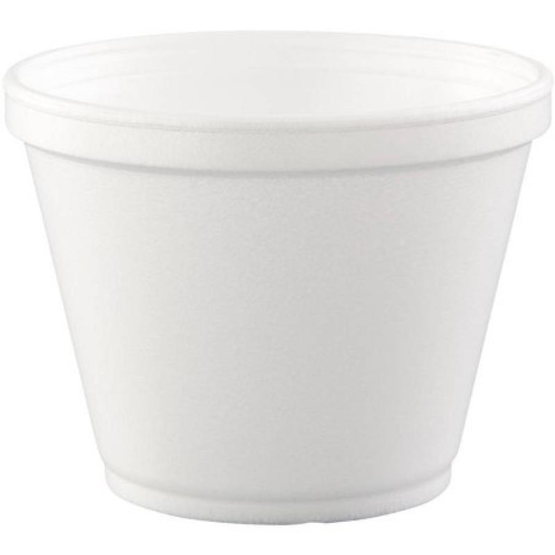 Dart Foam 12 Oz Food Containers, White, 25 count, (Pack of 20)