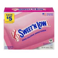 Sweet&#039;N Low Zero Calorie Sweetener - 250 CT