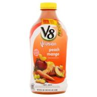 V8 V-Fusion Peach Mango Fruit & Vegetable Juice 46oz