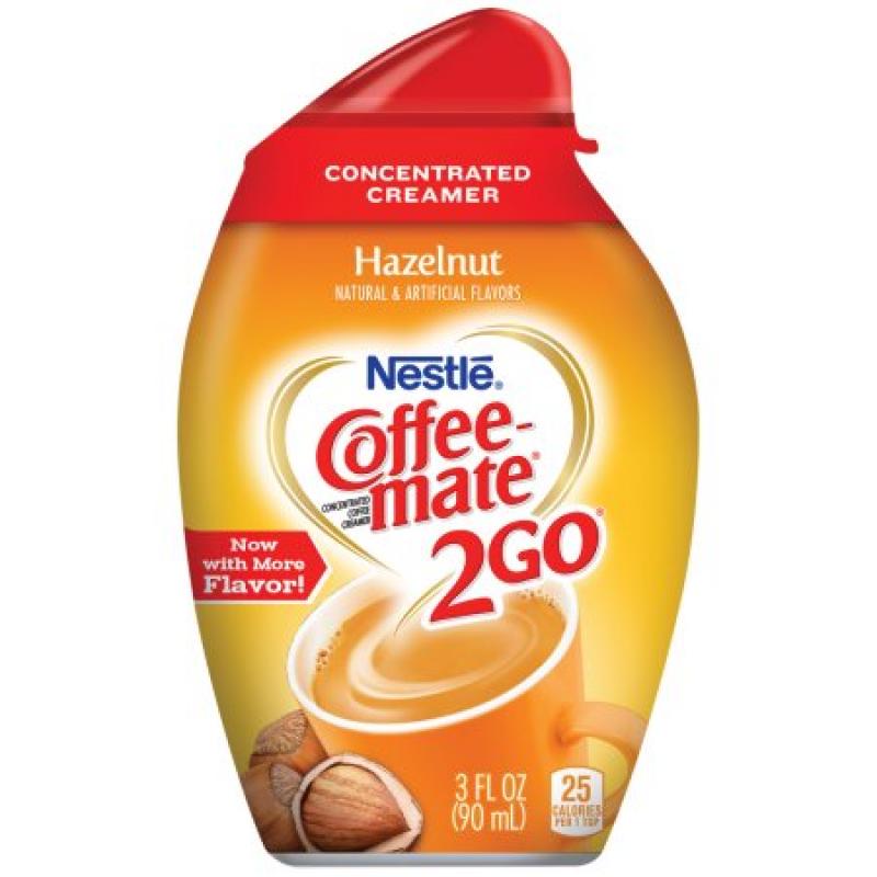 Nestle Coffeemate 2Go Hazelnut Concentrated Liquid Coffee Creamer 3 fl. oz. Bottle