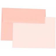 JAM Paper Personal Stationery Sets with Matching A6 Envelopes, Baby Pink, 25-Pack
