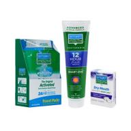 SmartMouth Original Travel Packs, Dry Mouth Mints and Premium Toothpaste