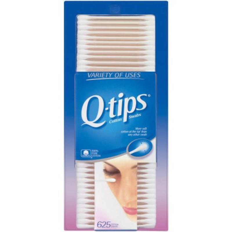 Q-tips Cotton Swabs, 625 CT (Pack of 6)