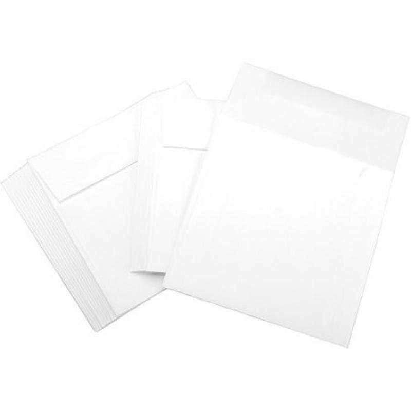 Leader Paper Products Square Envelopes, 6" x 6", 25/Pkg