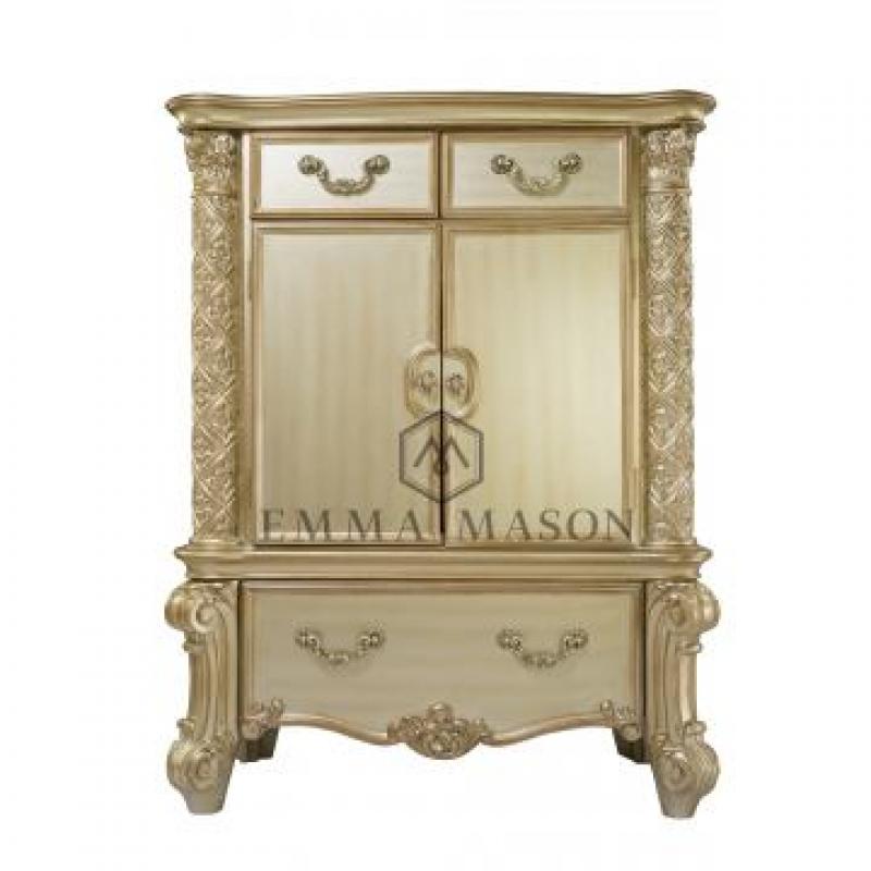 Acme Vendome Mirror in Gold Patina 23004 CLEARANCE